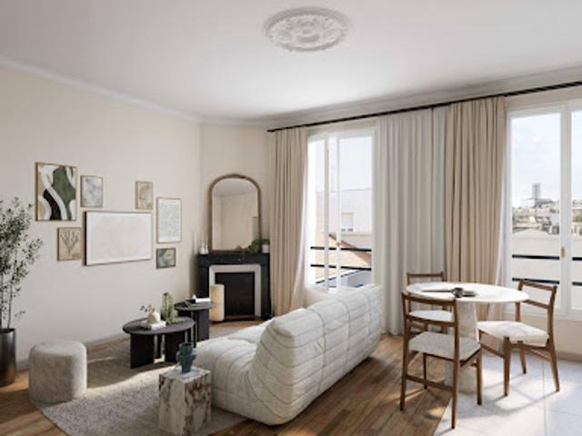 Vente Appartement 2 pièces 48 m2 Montreuil