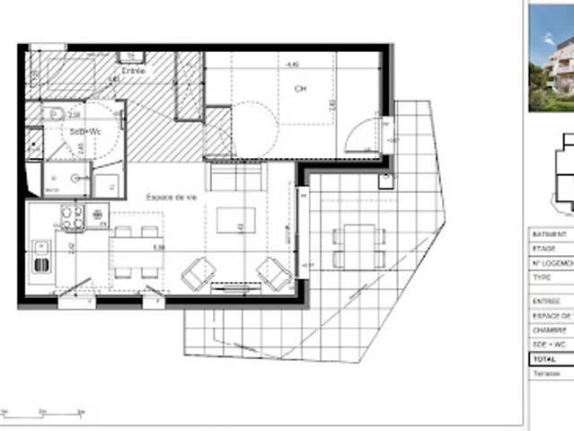 Vente Appartement 2 pièces 49 m2 Ville la Grand