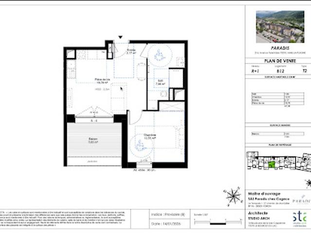 Vente Appartement 2 pièces 49 m2 La Plagne