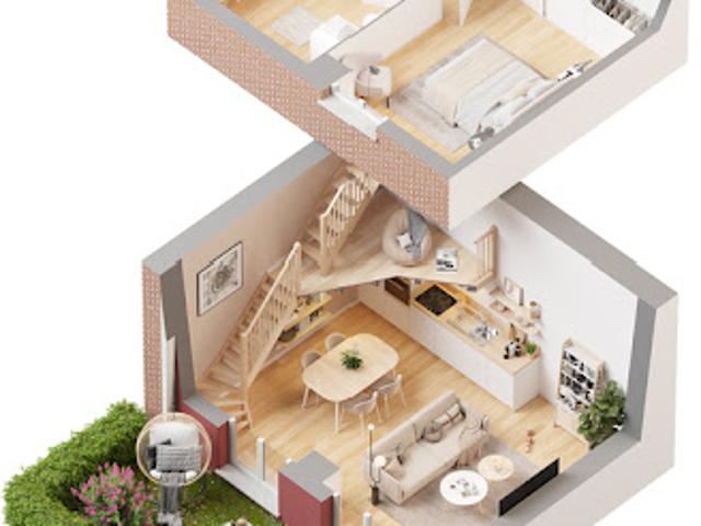Vente Appartement 2 pièces 53 m2 Le Houlme