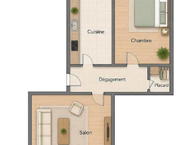 Vente Appartement 2 pièces 50.5 m2 Neuwiller lès Saverne