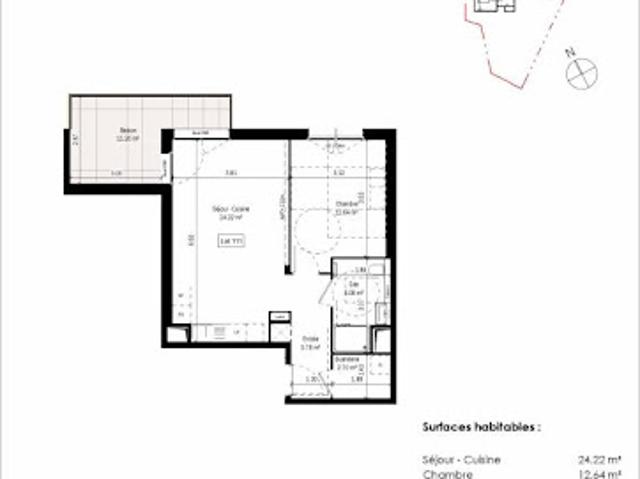 Vente Appartement 2 pièces 50 m2 Colmar