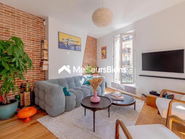 Vente Appartement 2 pièces 47 m2 Paris 18ème