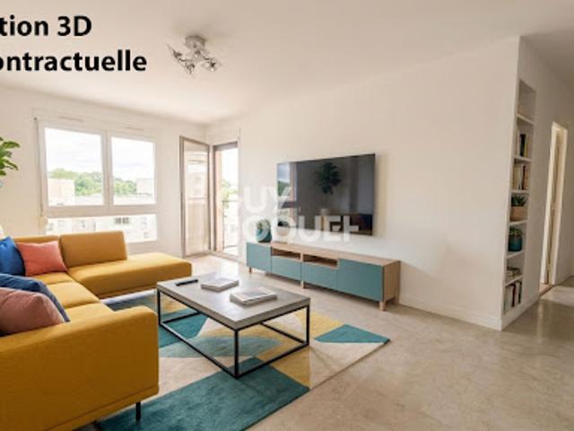 Vente Appartement 3 pièces 51.44 m2 Villeurbanne