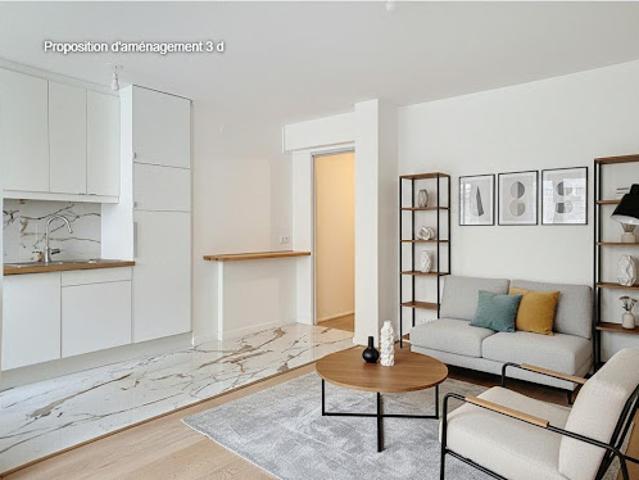 Vente Appartement 2 pièces 51.54 m2 Paris 17ème