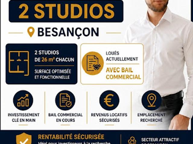 Vente Appartement 2 pièces 52 m2 Besançon