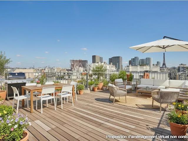 Vente Appartement 2 pièces 54.55 m2 Paris 15ème