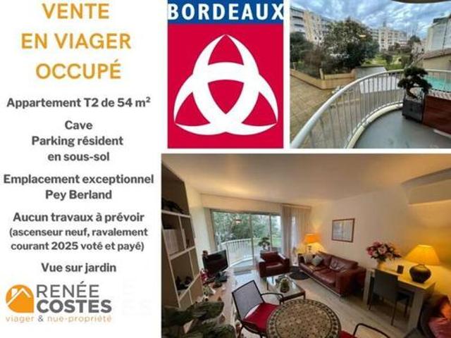 Vente Appartement 2 pièces 54 m2 Bordeaux