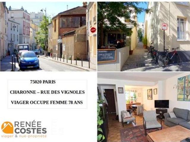 Vente Appartement 2 pièces 54 m2 Paris 20ème