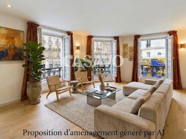 Vente Appartement 2 pièces 55.93 m2 Paris 18ème