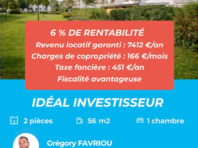 Vente Appartement 2 pièces 56 m2 Guichen