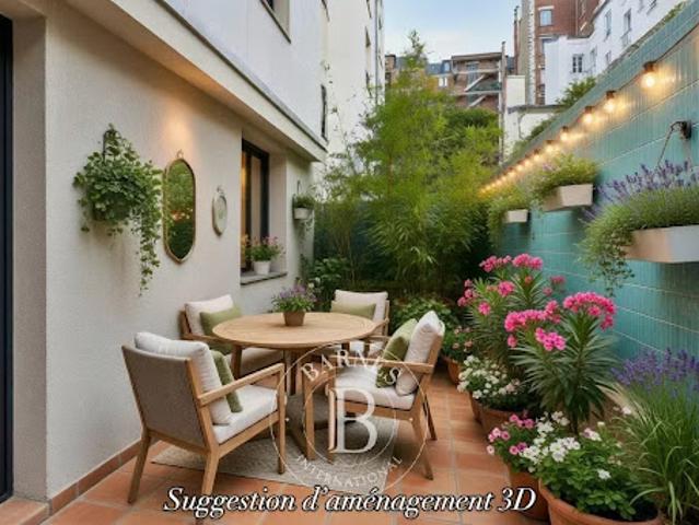 Vente Appartement 2 pièces 61.96 m2 Paris 16ème