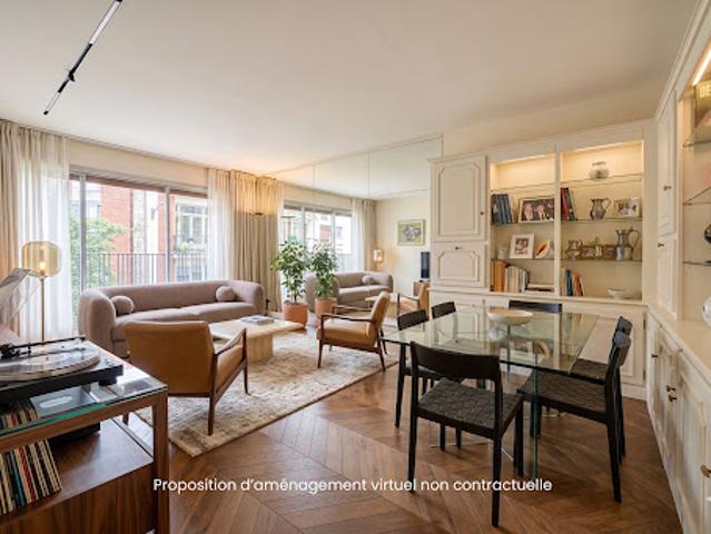 Vente Appartement 2 pièces 62.52 m2 Paris 16ème