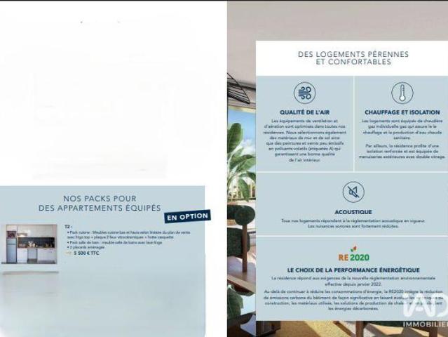 Vente Appartement 2 pièces