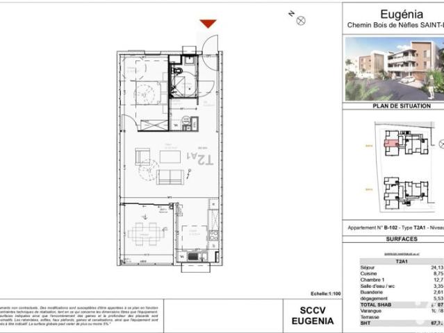 Vente Appartement 2 pièces