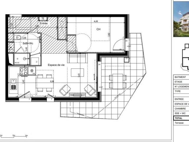 Vente Appartement 2 pièces