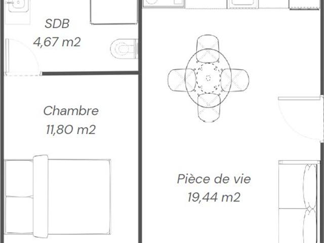 Vente Appartement 1 pièce