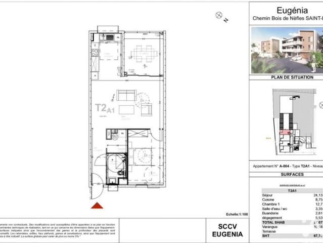 Vente Appartement 2 pièces