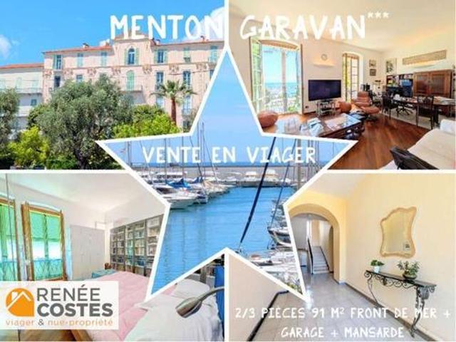 Vente Appartement 2 pièces 91 m2 Menton