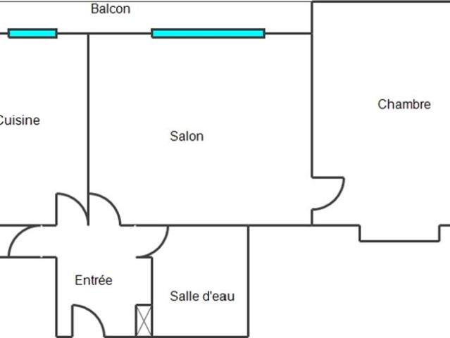 Vente Appartement 2 pièces