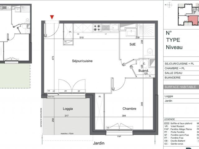 Vente Appartement 2 pièces