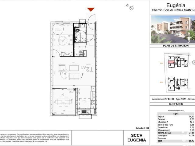 Vente Appartement 2 pièces