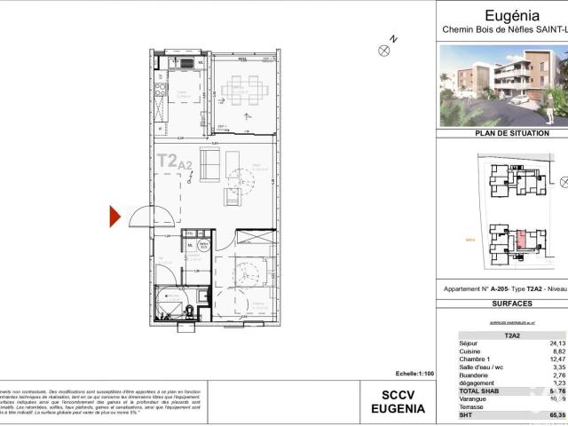 Vente Appartement 2 pièces