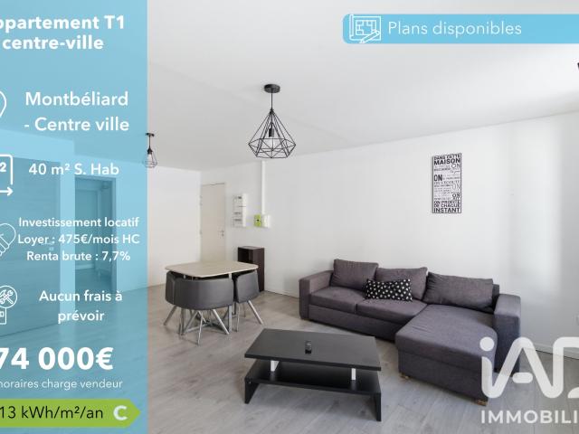 Vente Appartement 2 pièces