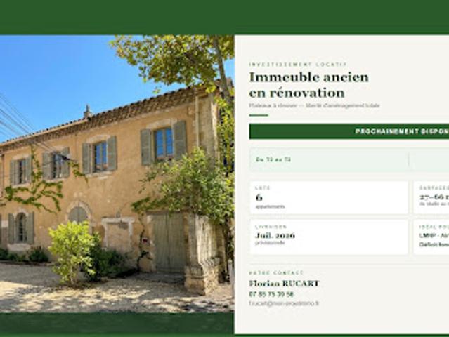 Vente Appartement 2 pièces 27 m2 Salon de Provence