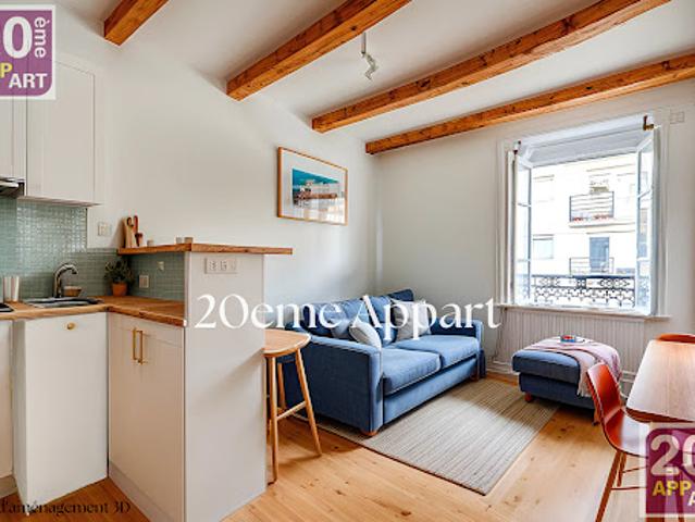 Vente Appartement 2 pièces 24.01 m2 Paris 20ème