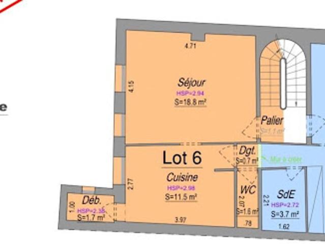 Vente Appartement 2 pièces 25 m2 Bordeaux