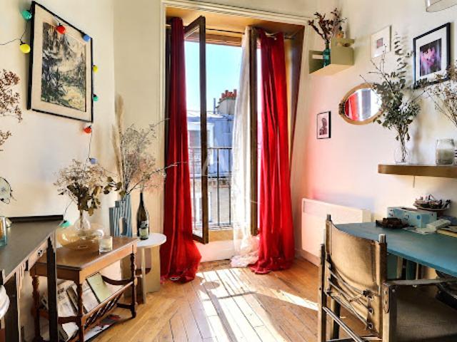 Vente Appartement 2 pièces 28.85 m2 Paris 20ème