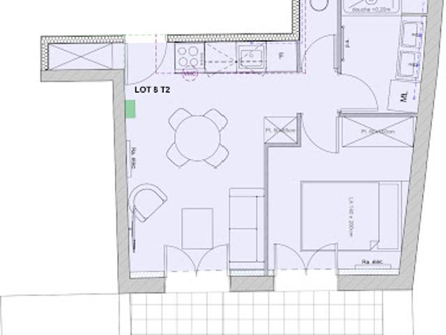 Vente Appartement 2 pièces 29.5 m2 Saint Genis Laval
