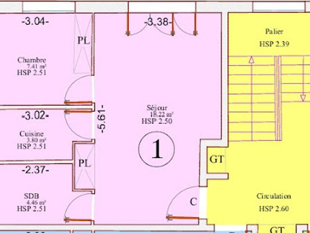 Vente Appartement 2 pièces 33.89 m2 Sainte genevieve des bois