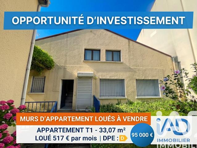 Vente Appartement 2 pièces 33 m2 Nozay
