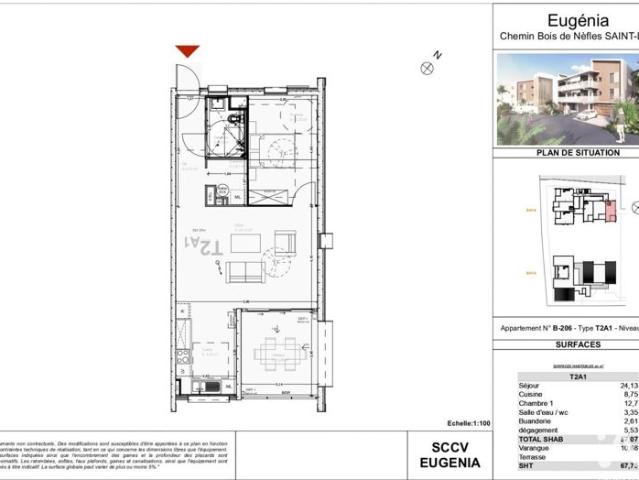 Vente Appartement 2 pièces