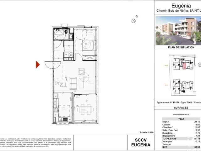 Vente Appartement 2 pièces