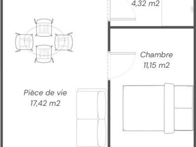 Vente Appartement 2 pièces 32 m2 Morlaix