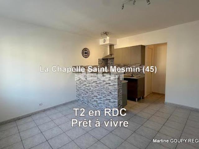 Vente Appartement 2 pièces 37.34 m2 La Chapelle Saint Mesmin