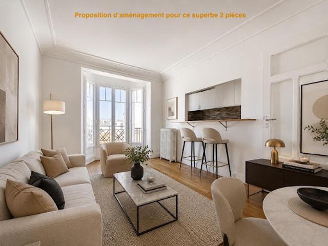 Vente Appartement 2 pièces 37 m2 Paris 14ème