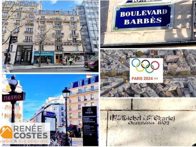 Vente Appartement 2 pièces 37 m2 Paris 18ème