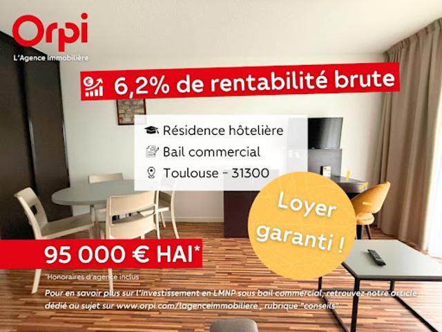 Vente Appartement 2 pièces 34 m2 Toulouse