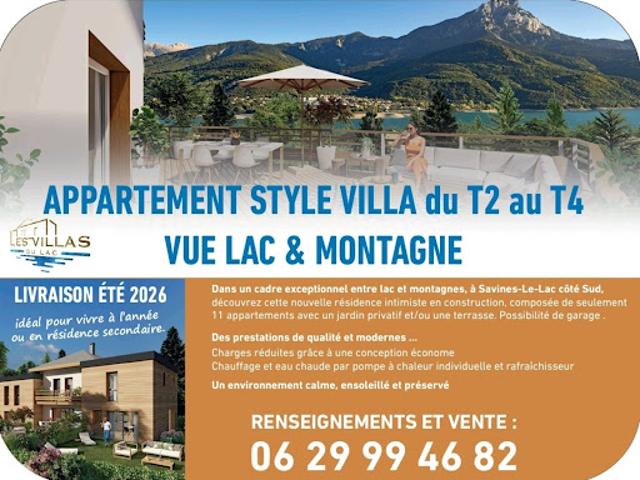 Vente Appartement 2 pièces 35 m2 Savines le Lac