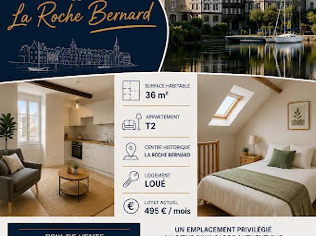 Vente Appartement 2 pièces 36.02 m2 La Roche Bernard