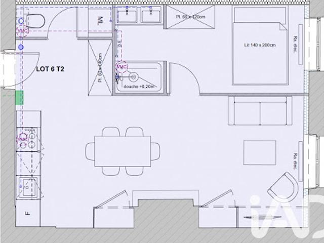 Vente Appartement 2 pièces 38 m2 Lyon 4ème