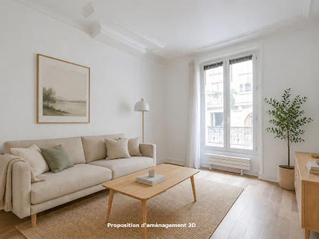 Vente Appartement 2 pièces 38 m2 Paris 18ème