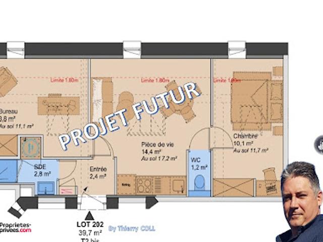 Vente Appartement 2 pièces 39.7 m2 Lyon 3ème