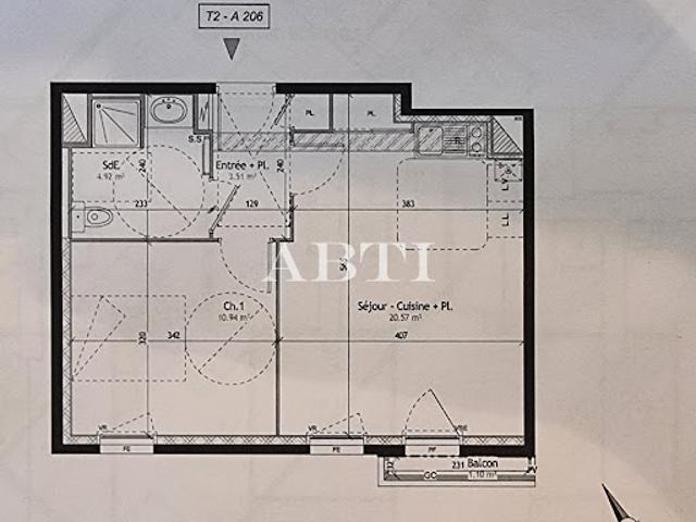 Vente Appartement 2 pièces 39.94 m2 Nantes
