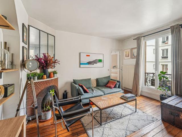 Vente Appartement 2 pièces 39 m2 Paris 18ème