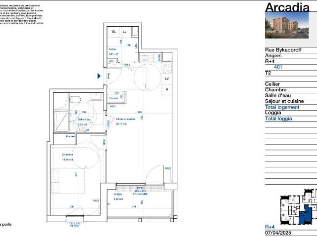 Vente appartement 2 pièces Angers 49